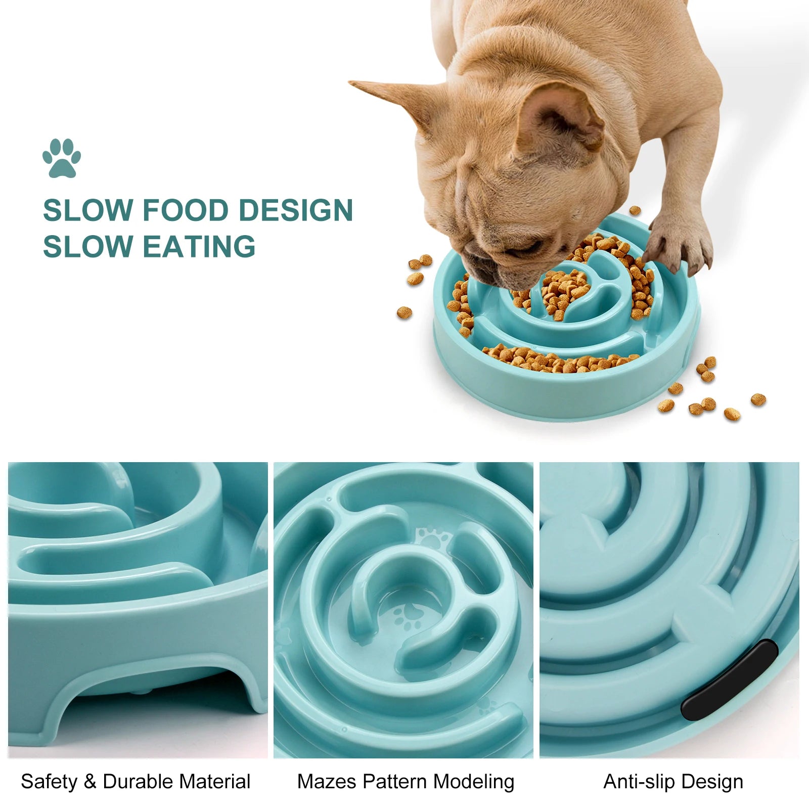 Slow Feeder Dog Bowl